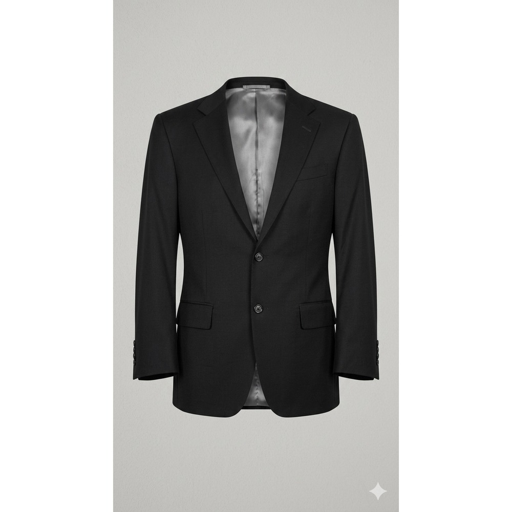 Oscar de la Renta 40R Black Career Wool Blazer‎ Acadamia Sports Coat Size 40R